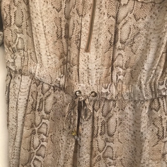 Michael Kors Python-print Romper Size 10 - Picture 3 of 4